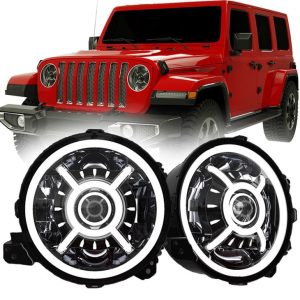 9 colių apvalus JL LED žibintas tiesiogiai tinka „Jeep Wrangler JL Rubicon Sahala“