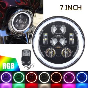 Automatinio apšvietimo sistema 7 Priekiniai žibintai RGB funkcija