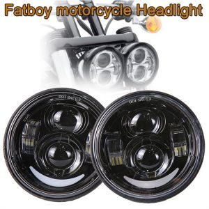 Morsun Auto dalys LED priekinis žibintas Dyna Fat Bob Dual Lamp su Halo High Low Beam Projektorius