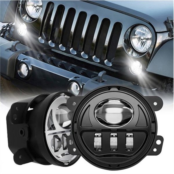 „MORSUN“ automobilių priedai 4 colių rūko žibintas „Jeep Wrangler JK LED“ rūko žibintui