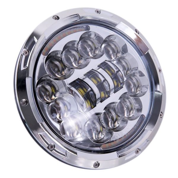 Apvalus 7 colių 90 AG „Led“ motociklo priekinis žibintas 12v H4 „Led Light“