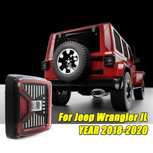 JAV versija 2018 „Jeep Wrangler JL Led“ galiniai žibintai galiniai „Led“ stabdžių žibintai